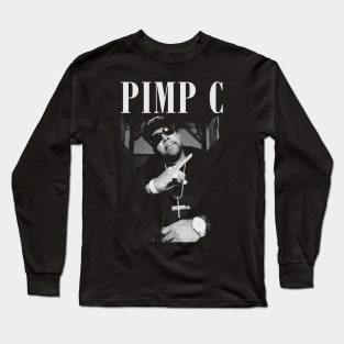 Pimp C Hip Hop Vintage Long Sleeve T-Shirt